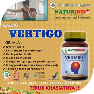 OBAT HERBAL VERTIGO/SAKIT KEPALA NATURINDO