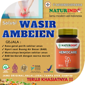 OBAT HERBAL AMBEIEN/WASIR NATURINDO