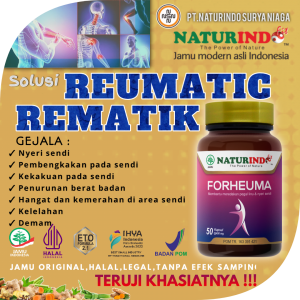 OBAT HERBAL REUMATIC/REMATIK NATURINDO