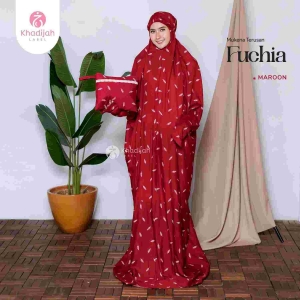 MUKENA KHADIJAHLABEL MOTIF FUCHIA