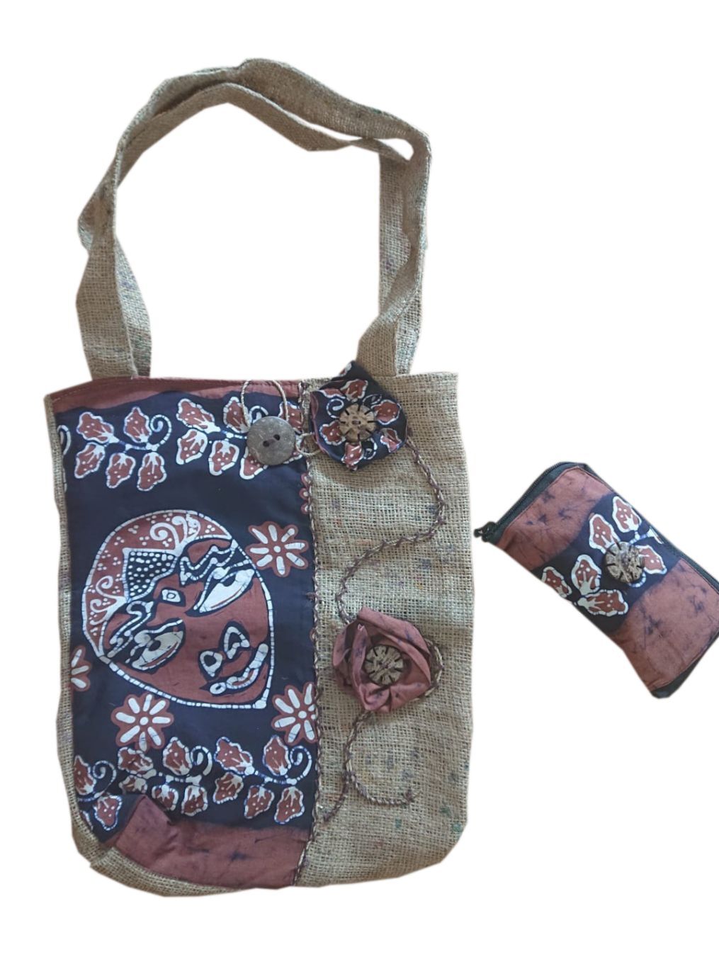 PAKET TAS & POUCH VINTAGE BATIK