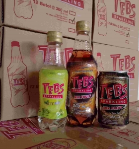 TEBS BOTOL SPARKING LEMON LIME 300ML